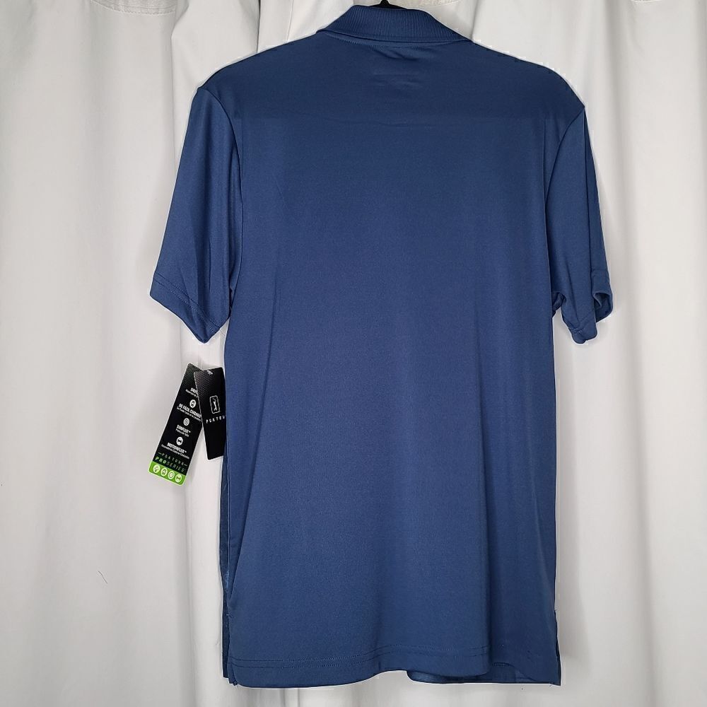 NWT Small PGA Tour Pro Series Polo Blue Shirt - Picture 9 of 9